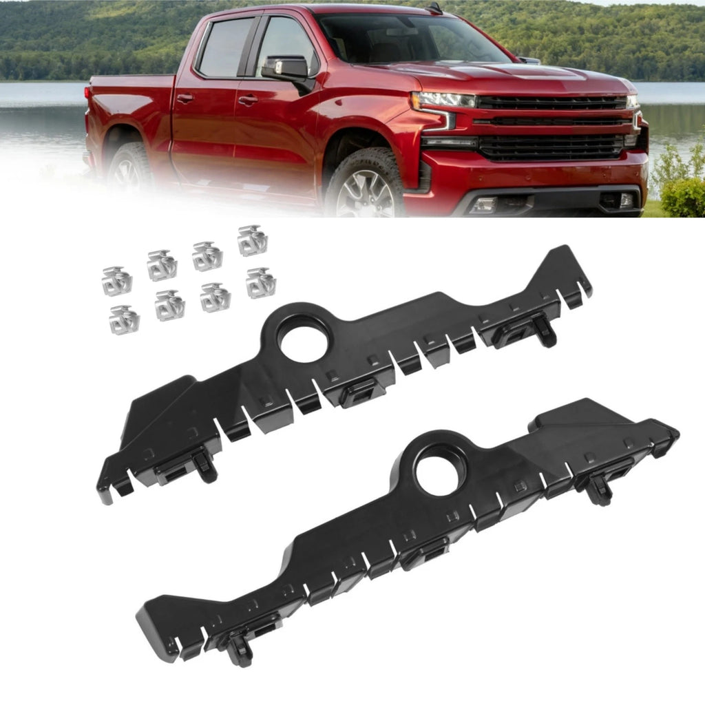 Set of 2 Front Bumper Brackets for Chevrolet Silverado 1500 (2019–2025)