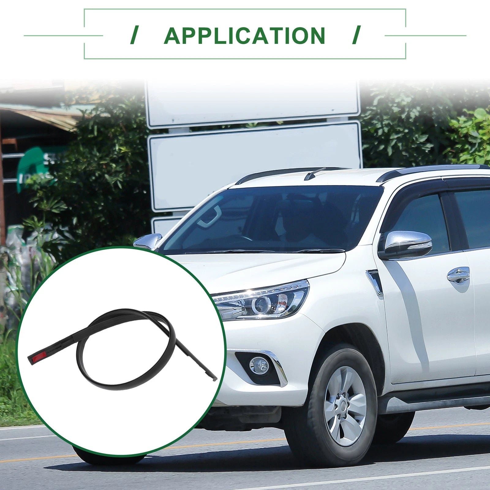 Right Side Roof Sealing Strip Sunroof Trim No. 755510K011 for Toyota Hilux (2005–2015)