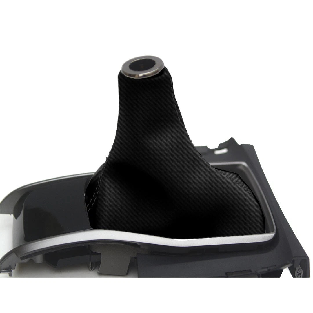Manual Shift Boot Cover for Honda Civic (2016–2020) Carbon Fiber Black