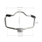 Mustache Engine Guard Highway Crash Bar for Harley Sportster XL883 XL1200 (2004–2022)
