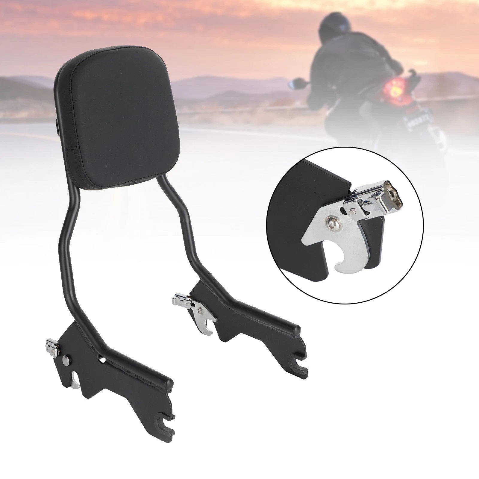 Passenger Backrest for Harley-Davidson Deluxe Heritage Classic Softail Slim (2018–2020)