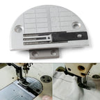 Set of 1 Flat Car Anti-Crease Needle Plate & Feed Dog for Juki DDL-5550, 8300