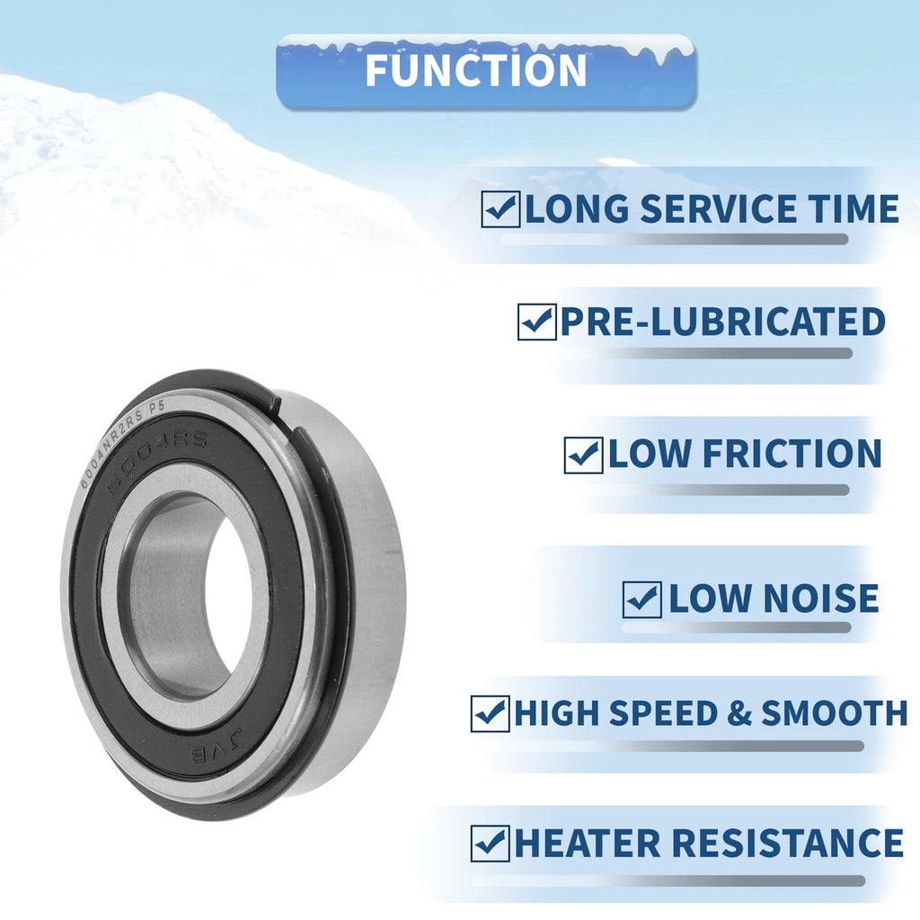 6004NR2RS Deep Groove Ball Bearing for Scooter Skateboard Wheel (20x42x12mm)