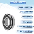 6004NR2RS Deep Groove Ball Bearing for Scooter Skateboard Wheel (20x42x12mm)