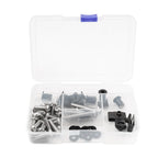 Fairing Bolts Kit for Kawasaki ZX10R (2006–2007) - Metal & Plastic, Black