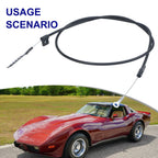 Hood Release Cable Pull Latch for Chevrolet C3 (1978–1982)