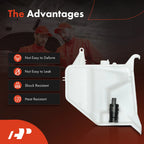 Windshield Washer Reservoir with Cap & Pump for Nissan Sentra