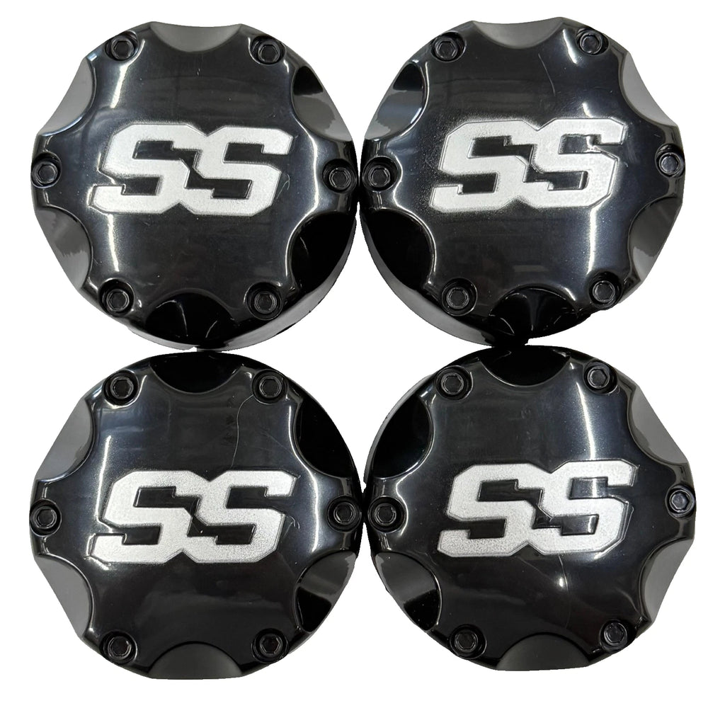 Set of 4 ITP SS112 ATV Rim Wheel Center Caps for YFZ450 TRX450R Banshee