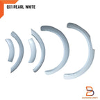 White Pearl QX1 Fender Flares for Nissan Navara D23 (2021-2023)