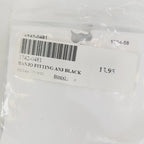 Banjo Fitting 10 mm AN3 180° Black for Harley (1704-58)
