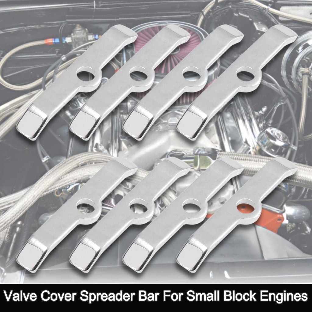 8pcs Valve Cover Spreader Bar Hold Down Tab for Chevy 283 305 327 (1955–1986)