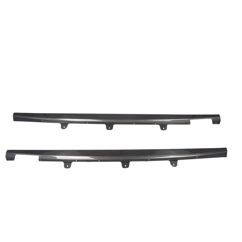 CMST Carbon Fiber Style Side Skirt Extension Panel for BMW G20 330i M340i (2019–2024)
