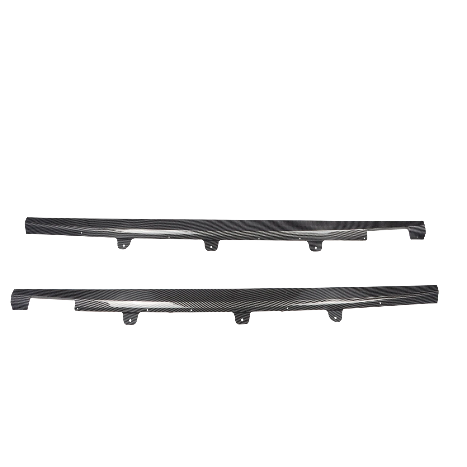 CMST Carbon Fiber Style Side Skirt Extension Panel for BMW G20 330i M340i (2019–2024)