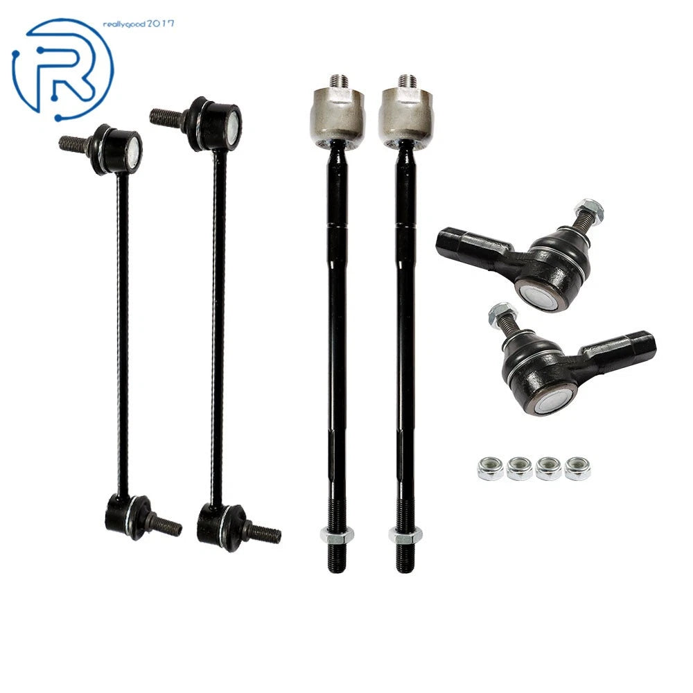 8X Front Lower Control Arm Ball Joint Tie Rod Kit for Mitsubishi Outlander (2007–2013)