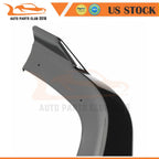 Front Bumper Spoiler Lip Kit for Dodge Charger (2011-2014) - Painted Black