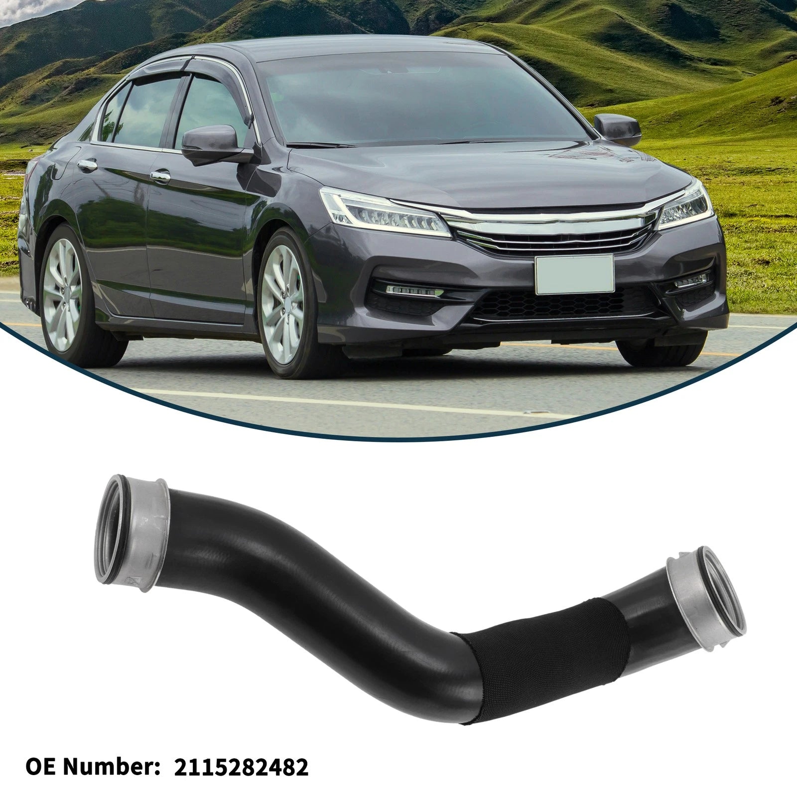 Radiator Hose for Mercedes-Benz E-Class W211 (2002–2009) No. 2115282482 Rubber