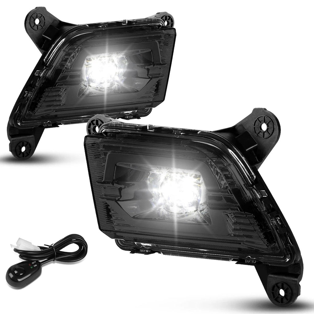 Set of 2 LED Fog Lights for Chevy Silverado 1500 (2019–2020)