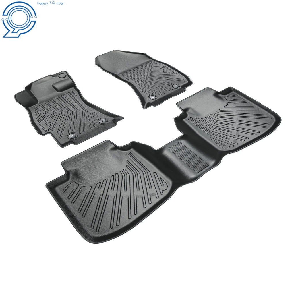 Set of 4 TPE All Weather Floor Mats for Subaru Outback/Legacy (2015–2019)