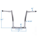 16" Chrome Fat Chizeled Handlebar for Harley Softail (2018–Present) & Road King (1995–Present)