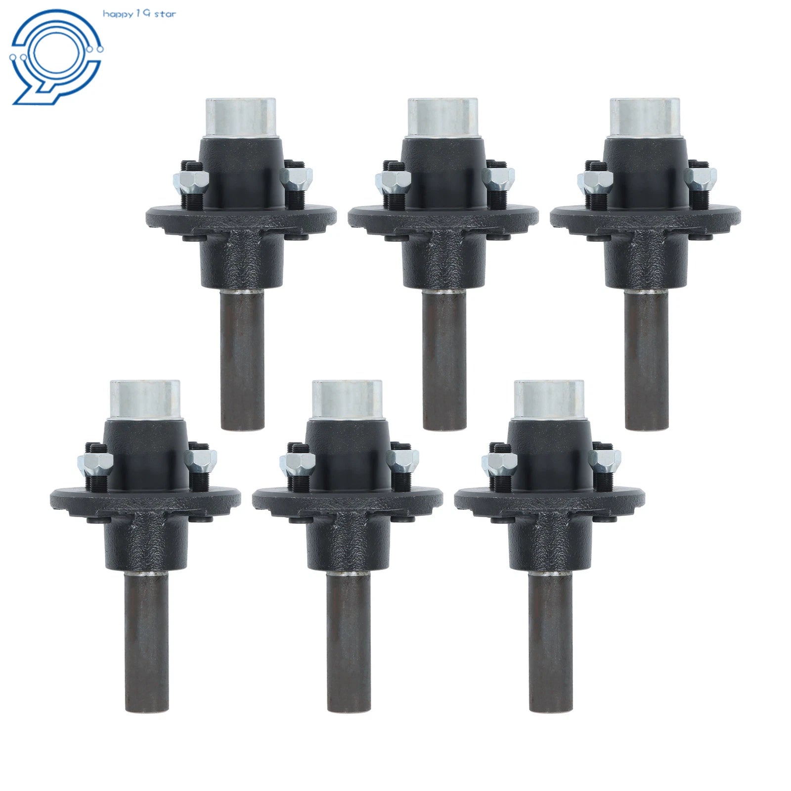 Set of 6 Trailer Axle Kits for Various Models (Year Range)