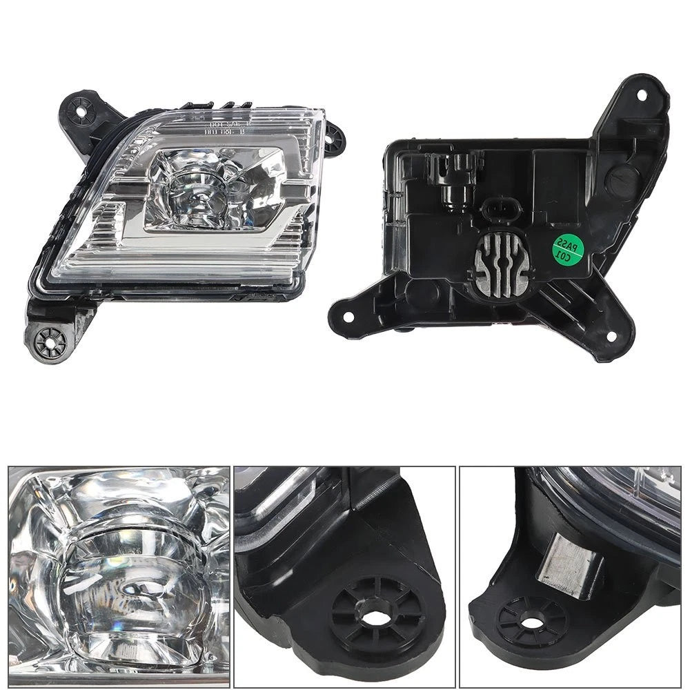 Front Bumper Fog Lights with Switch & Wiring for Chevy Silverado 1500 (2019–2020)