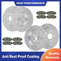 Brake Rotors and Pads Kit for Toyota Corolla Matrix (YYYY–YYYY)