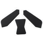 3 x Black Slip Sticker Traction Pads for BMW F750GS F850GS (2018-2023)