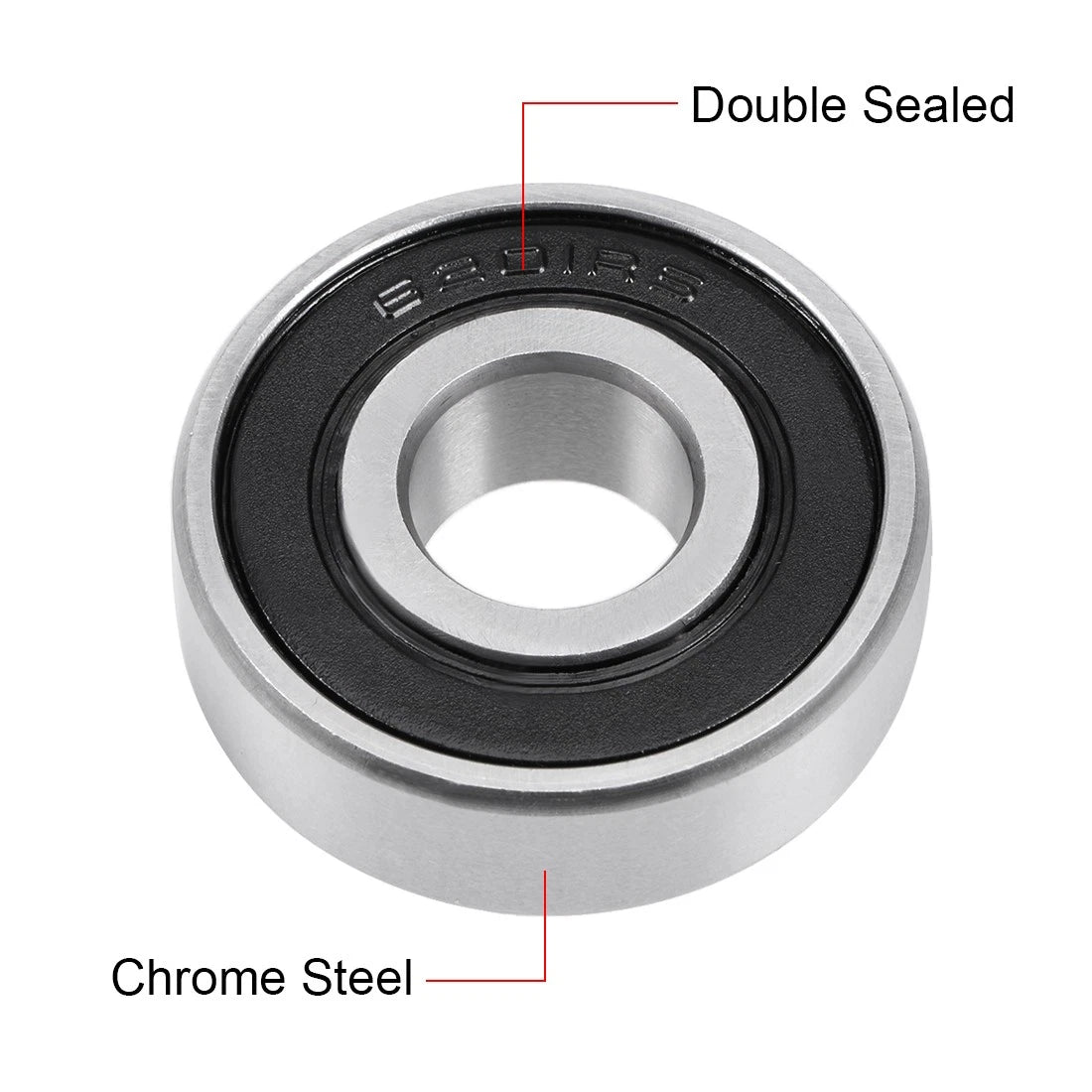 6201-2RS Deep Groove Ball Bearing for Various Models (12x32x10mm)