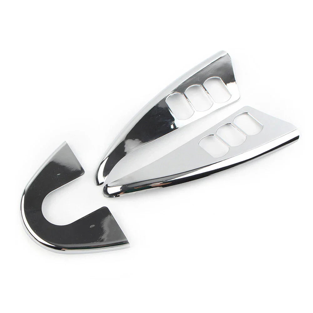 Chrome Inner Fairing Switch Panel Accent Cover for Harley Electra Glide (2009-2023)