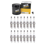 Wix Engine Oil Filter & NGK 16 Laser Iridium Spark Plugs for Ram 1500 (2009–2023)