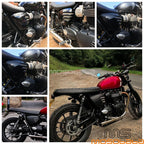 Black Battery Side Covers for Triumph Bonneville Street Twin 900 (16-23)