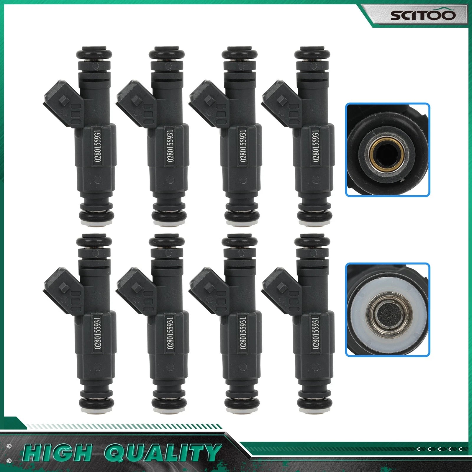Set of 4 Fuel Injectors for Chevrolet Camaro Corvette (2001–2004) 5.7L