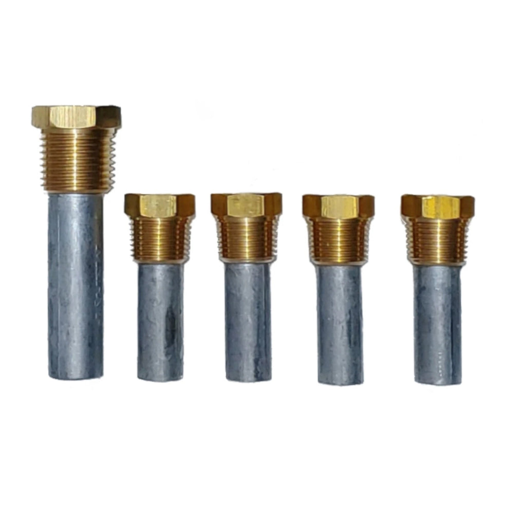 Zinc Pencil Anode Kit for Yanmar 6LY, 6LP, 4LHA Engines