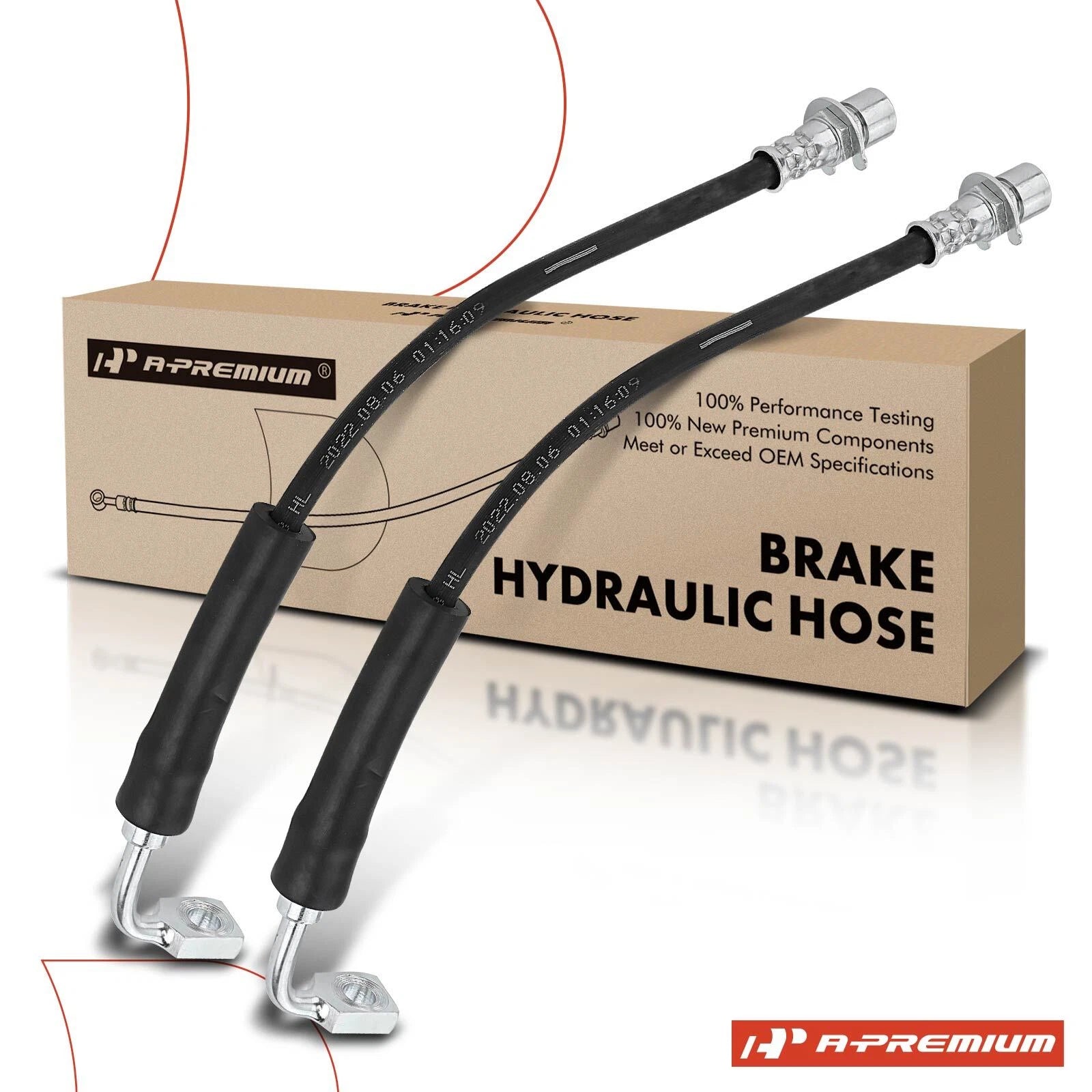 Front Brake Hydraulic Hose Left/Right for Pontiac Solstice Saturn (2006–2009)