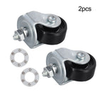 Set of 2 Swivel Castors for 2 Ton Hydraulic Trolley Wheels