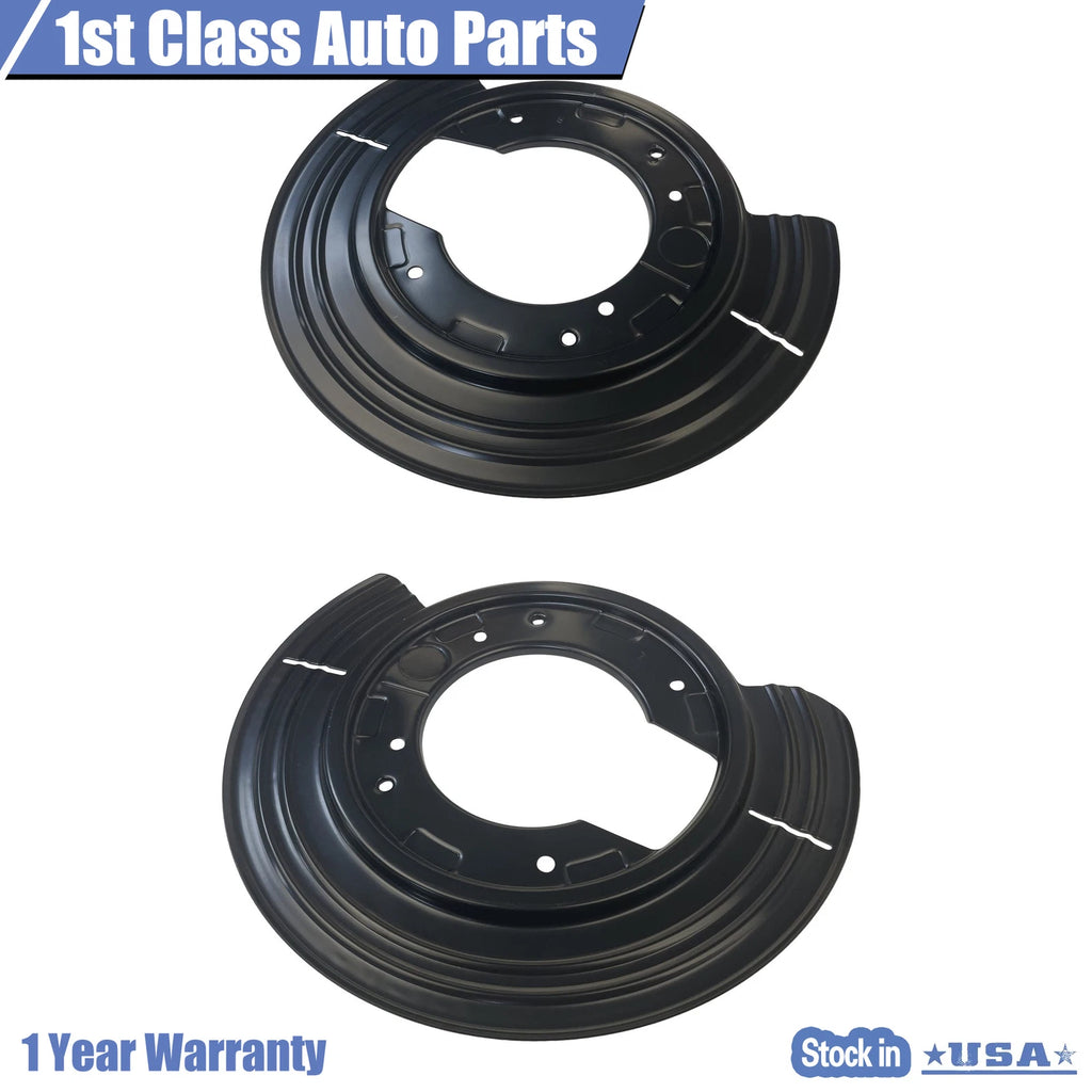 Pair of Rear Brake Backing Plate Shields for Ford Explorer (2002–2005)