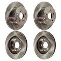 Front & Rear Brake Disc Rotors for Toyota RAV4 Lexus HS250h (2010–2012)