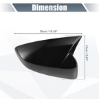 Pair Rearview Mirror Cover Overlay Gloss Black for Subaru BRZ (2012–2020)