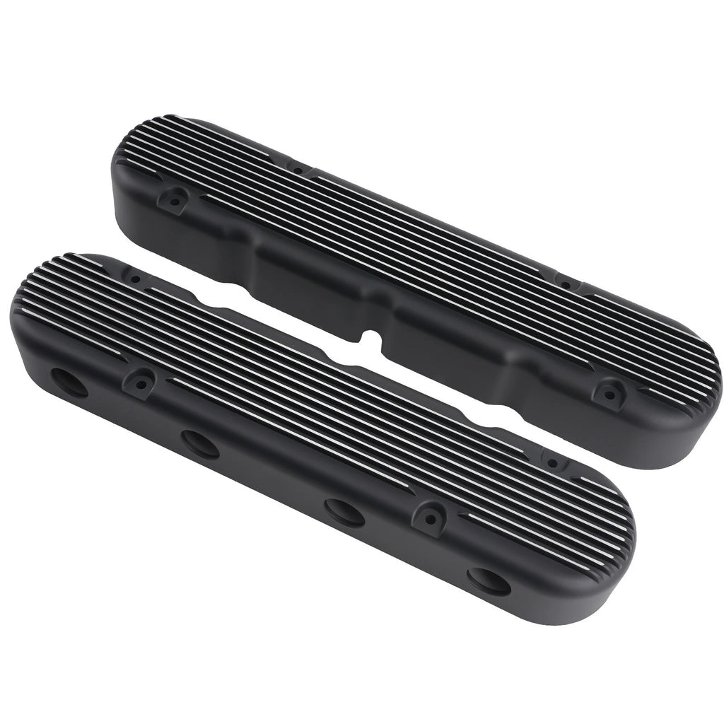 Aluminum Finned Valve Covers for LS Engines (Year Range Not Specified)