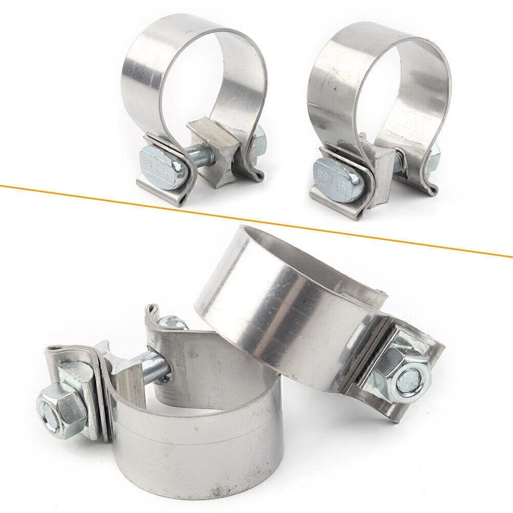 Exhaust Clamp for Harley-Davidson (Fit onHeaders, Stainless Steel)