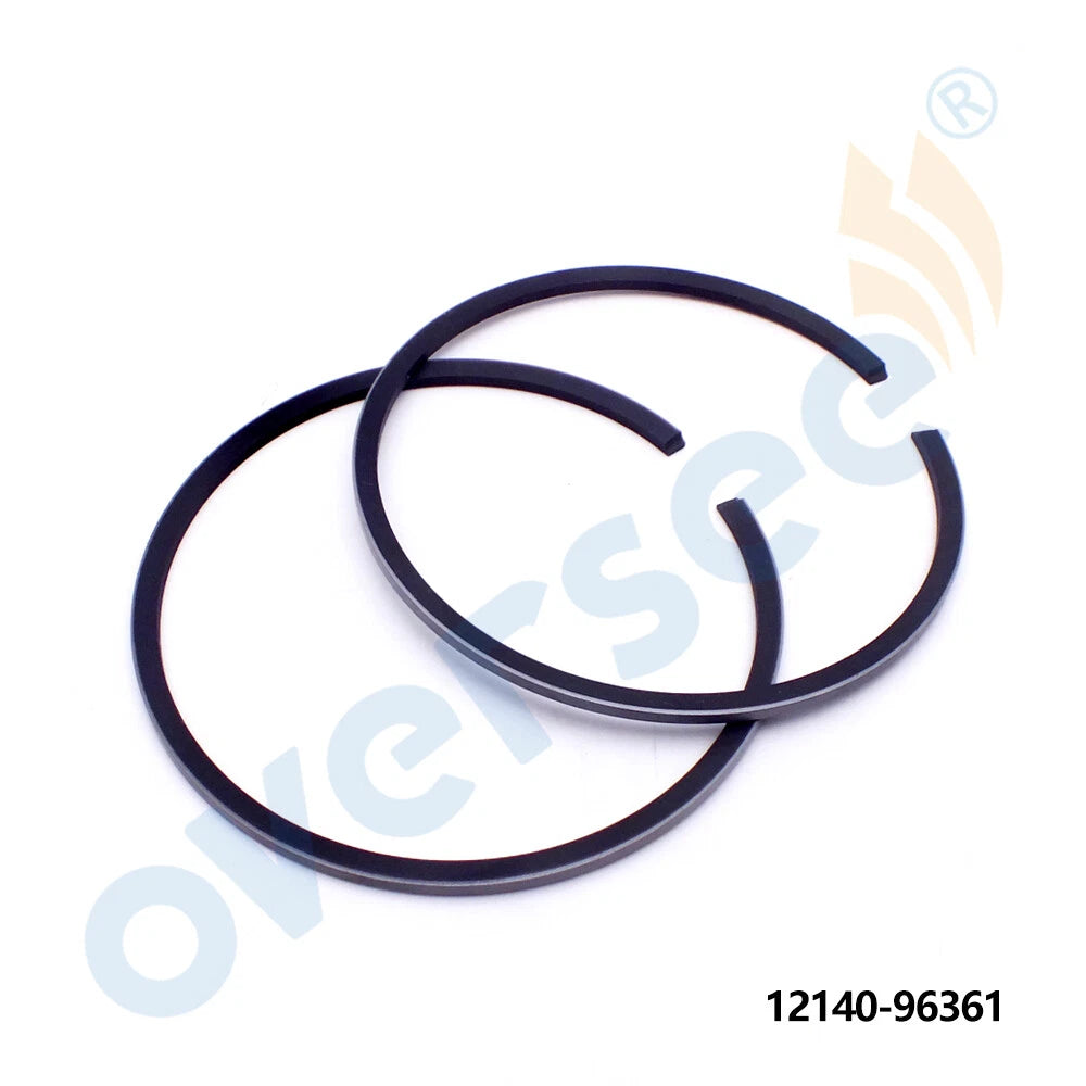 2X Piston Ring Set 12140-96310 / 96361 for Suzuki DT20-30HP (1970–1990)