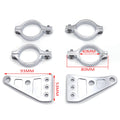 2X Billet Aluminum Headlight Fork Mounting Brackets for 41mm Forks (2010–2023)