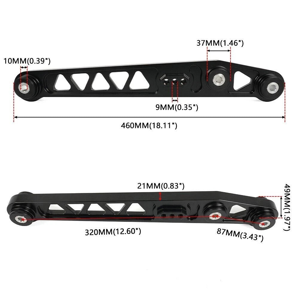Rear Modified Lower Suspension Camber Arms for Honda Civic EK EJ