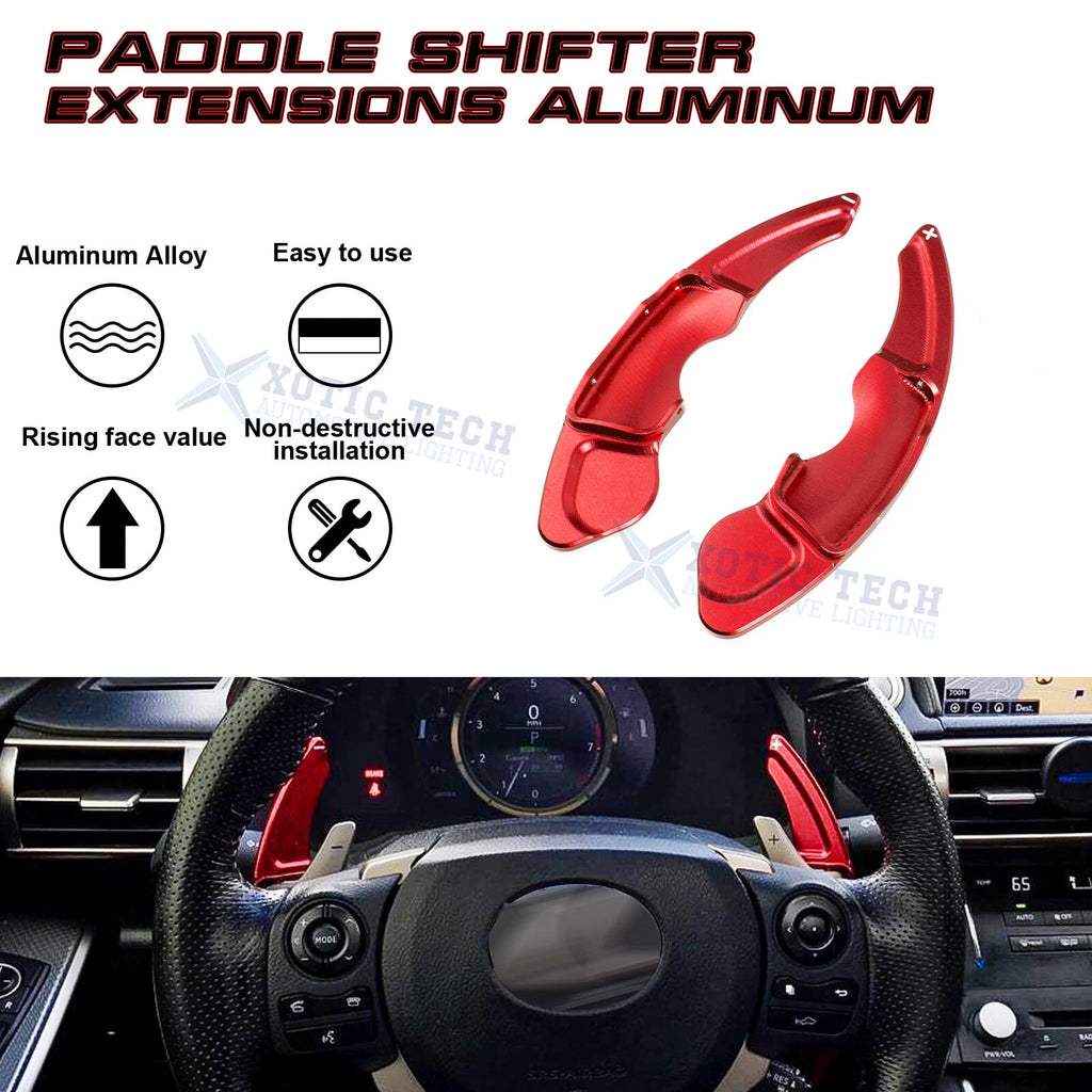 CNC Billet Steering Wheel Paddle Shift Extension Cover Trim for Lexus (2014-2022)