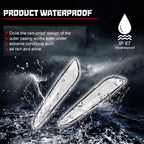 Clear Front Fender Side Marker Light Covers for Mercedes W211 E-Class (2003–2006)