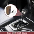 1 Pc Gear Shift Knob Cover for Dodge Journey (2011–2020) Black Brown Faux Leather