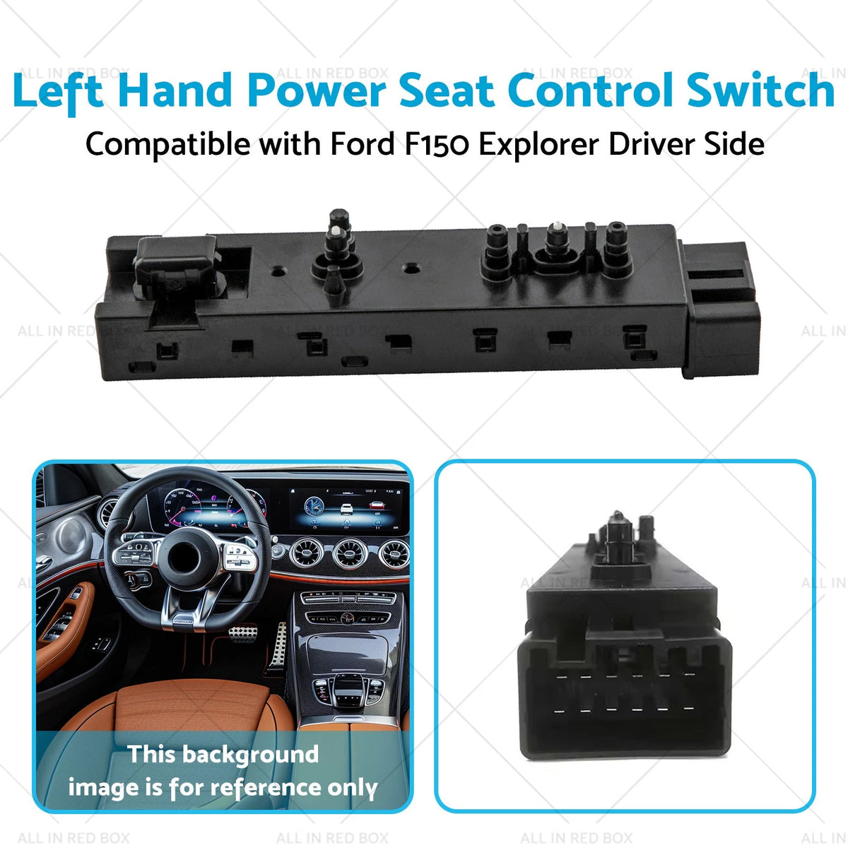 Power Seat Control Switch for Ford F150, Explorer (Driver Side)
