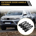 Car Door Handle Protector Set for Dodge Ram 1500 (2002-2008) Glossy Black
