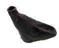 E Brake Boot Cover for Ford Mustang (2010–2014) Black Red Stitch