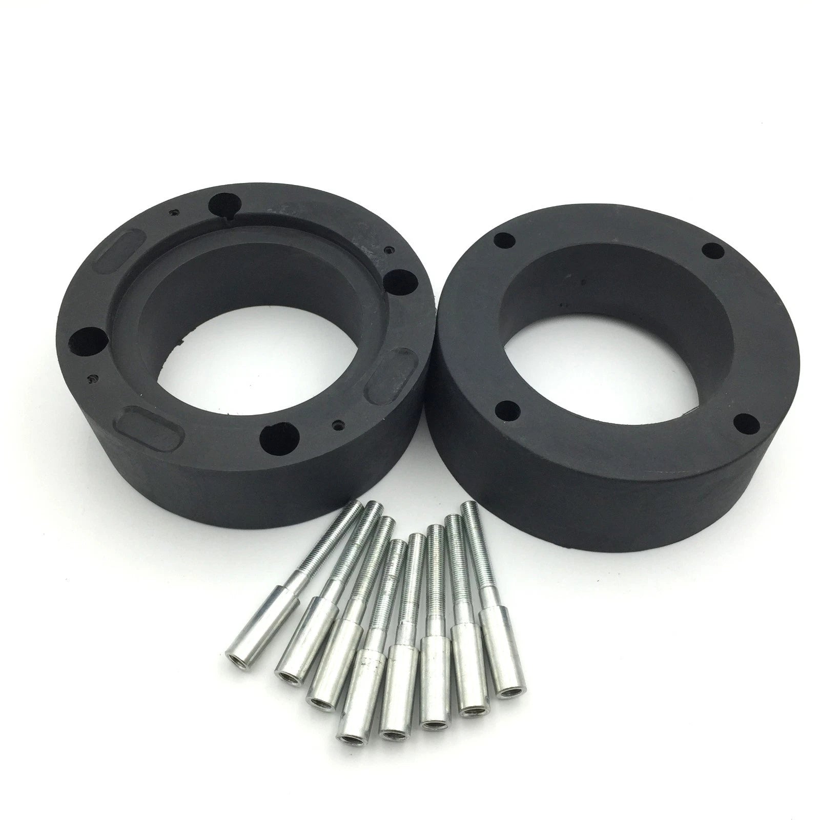 2X 2.5 Inch Wheel Spacers 4/156 for Polaris ATV (Black Heavy Duty Urethane)